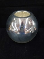 Spherical glass vase made in Germany