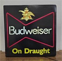 Anheuser-Busch Budweiser On Draught Lighted