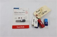 NEW Sandisk 64 GB Flash Drive & Blank USB Keys
