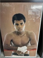 Awesome youthful Mohammad Ali poster
