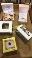 Dress up fancy. 5 pc jewelry in boxes