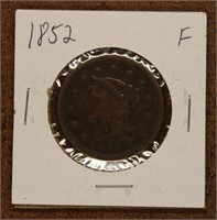 1852 Large Cent