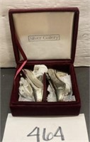 vintage Silver Gallery High-heeled shoes decor