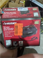 Husky 12 volt inflator with auto shutoff