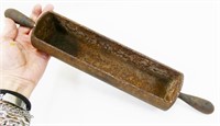 Primitive Cast Iron Rolling Pin Planter?