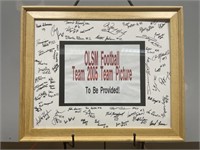 2005 OLSM Football Team Autographed Frame