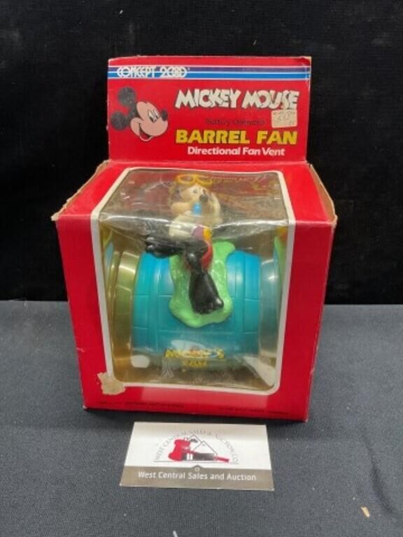 Mickey Mouse Barrel Fan