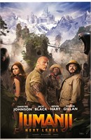 Jumanji Next Level Poster Autograph