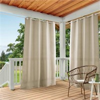 Exclusive Home Curtains In/Out Solid Grommet Top