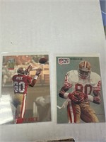 two card Jerry rice lot