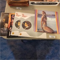 5 Vintage Vinyl Record Albums - Beach Boys, Johnny