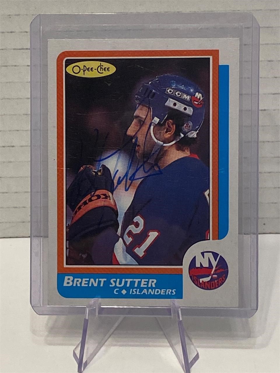 Brent Sutter Auto NO COA