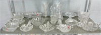 16 Pc Assorted Cut Glass And More