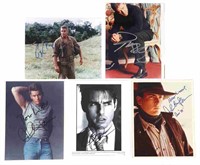 ACTOR AUTOGRAPHS - CRUISE, CLOONEY, CROWE, & SHEEN