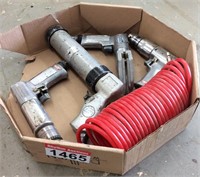 Several Air Tools, 3/8" Drill, 1/2" Drill, Shears,