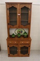 Country Pine 2 pc Cabinet, with screens