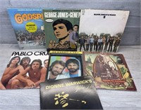 VINTAGE LP ALBUMS GODSPELL GEORGE JONES PABLO CRUZ