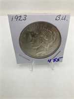 1923 Peace Dollar BU
