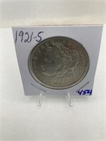 1921-S Silver Dollar