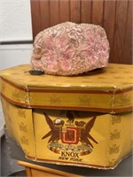Vintage Hat Box w/ Ladies Mr. Almo Hat