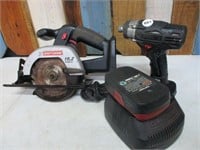 Craftsman 19.2V Saw, Impact Drill, Battery,Charger