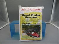 HO Scale Rix Products Rural Timber Overpass