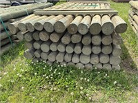 8ft x 3.5ft wood posts
