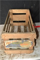 Five Star cantaloupe shipping crate