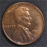 1931-S LINCOLN CENT  CH BU