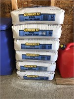 Six 50 lb. bags of pool filter sand