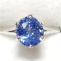 Certified 14K Saphhire (1.3ct) Ring