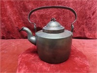 Old hand made copper tea kettle.