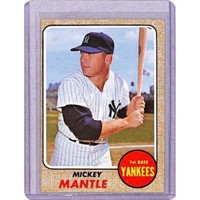 1968 Topps Mickey Mantle Nice Card