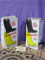 2x New Tingley 2XL Workbrutes PVC Knee Boots