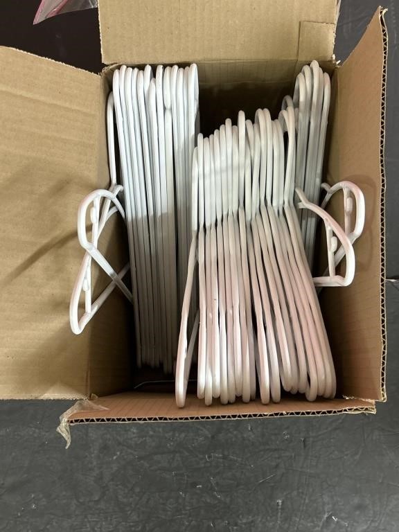 Box of 40 Plastic Hangers