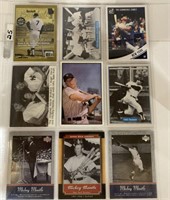 9-Mickey Mantle Cards