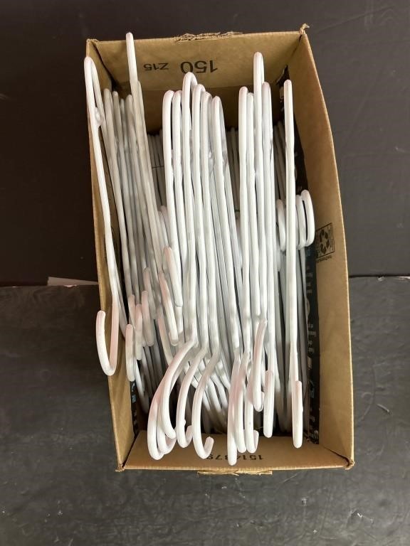 Box of 50 Plastic Hangers