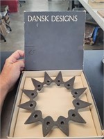 Dansk designs cast iron trivet