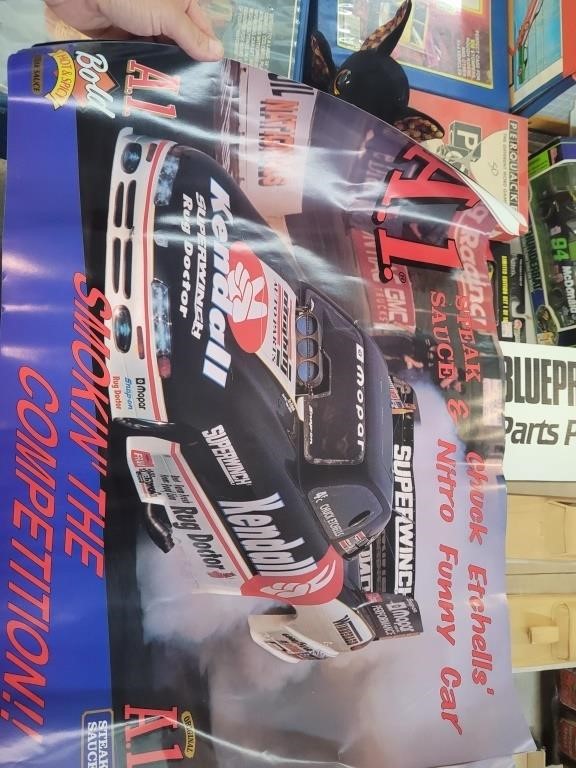 Chuck Etchell's Nitro funny car posters