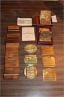 21 Gold JD Calendar Medallions