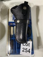 Shotgun Cleaning Kit and Revolver Holster