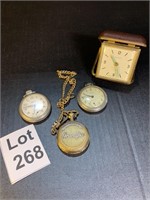 Pocket Watches and Travel Clock