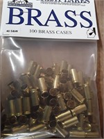 GREAT LAKES 40 S&W 100 NEW BRASS CASES