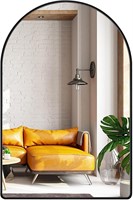 Black Arch Wall Mirror