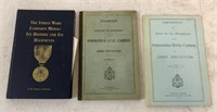 3 Springfield Rifle Rules, Indian Wars Medal Books