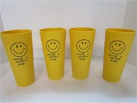 Set of 4 - Have a Nice Day Glasses #1072