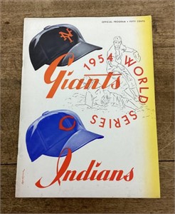 1954 World Series official program