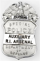 R.I.A. Special Police Auxiliary Badge