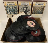 Large lot of various artist 45 vinyl records and