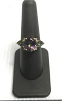 14k Mystic Topaz ring - size 7.